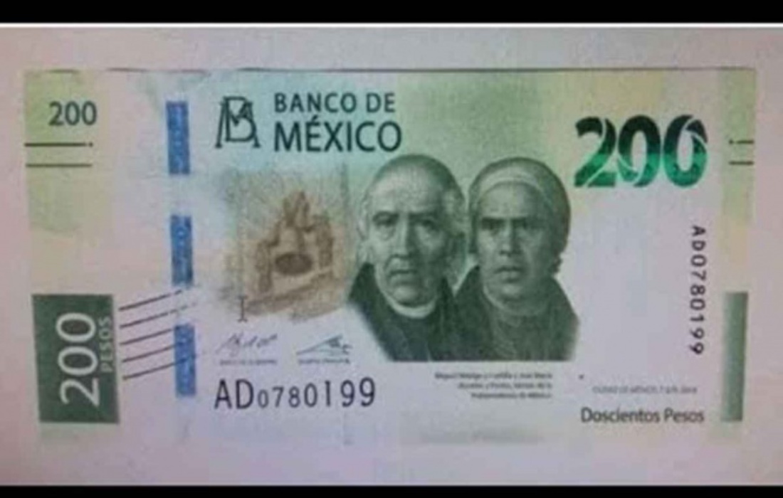 Eliminan a Sor Juana del billete de 200