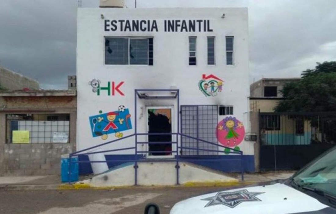 Roban e incendian estancia infantil en Ciudad Juárez
